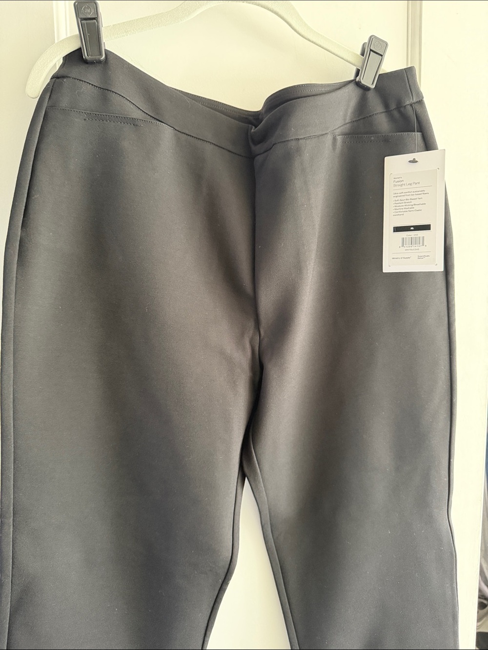 NWT Ministry of Supply Black Ponte Stretch Pants